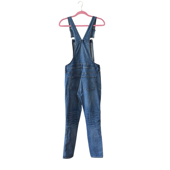 Madewell Medium Wash Denim Overalls Size Small Skinny Casual Boho Style# F077 - Picture 3 of 9